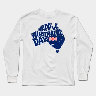 happy Australia day Long Sleeve T-Shirt